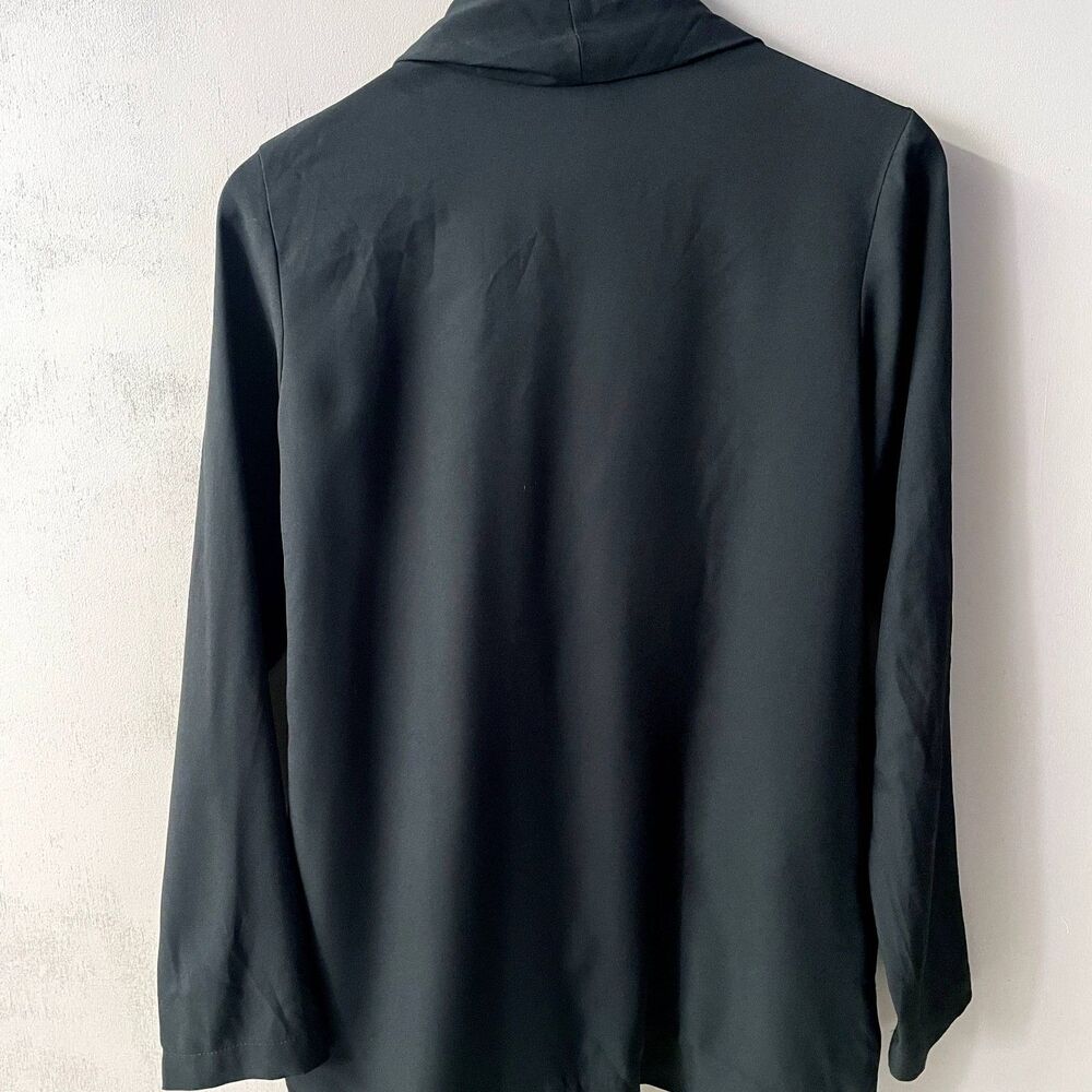 Forever 21 Black Flowy Lightweight Jacket Size M EUC - Picture 11 of 11